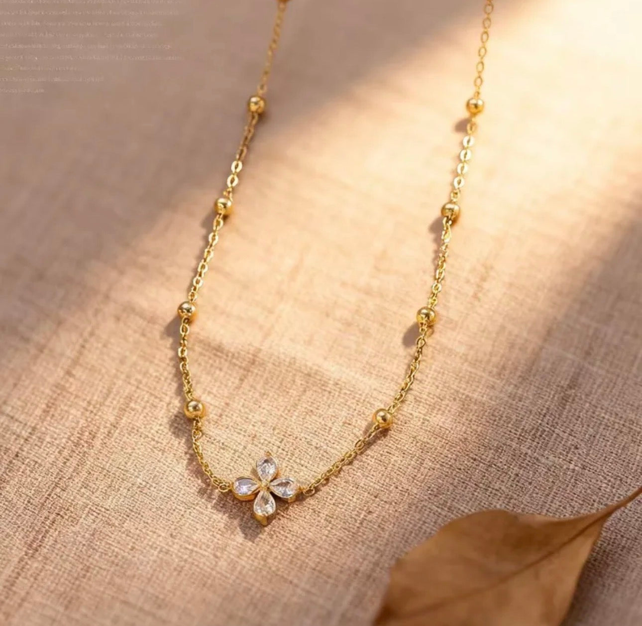 Blossom Shine - Schmuckset mit Zirkonia-Blüten