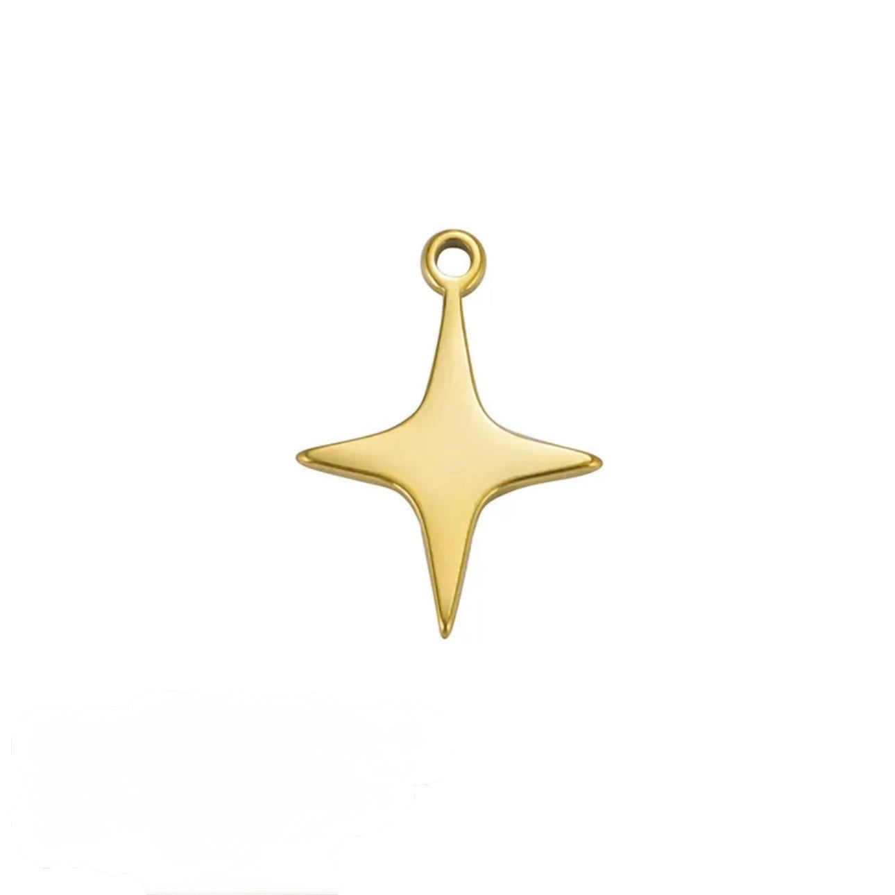 North Star – Minimal Star Charm aus Edelstahl (Gold & Silber)