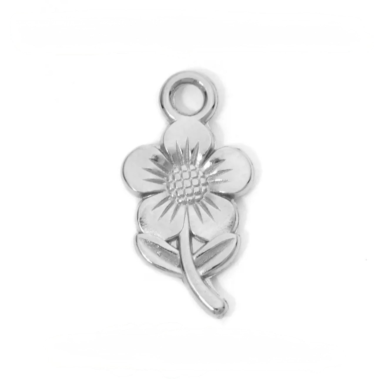 Bloom Grace – Floraler Edelstahl Charm