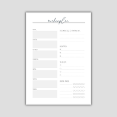 Wochenplan | Kalender | 4 Farben