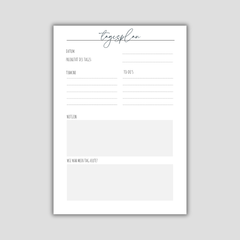 Tagesplan | Kalender | 4 Farben