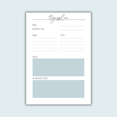 Tagesplan | Kalender | 4 Farben