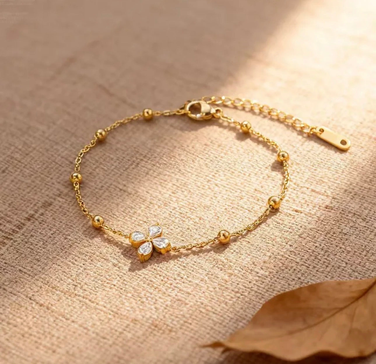 Blossom Shine - Schmuckset mit Zirkonia-Blüten