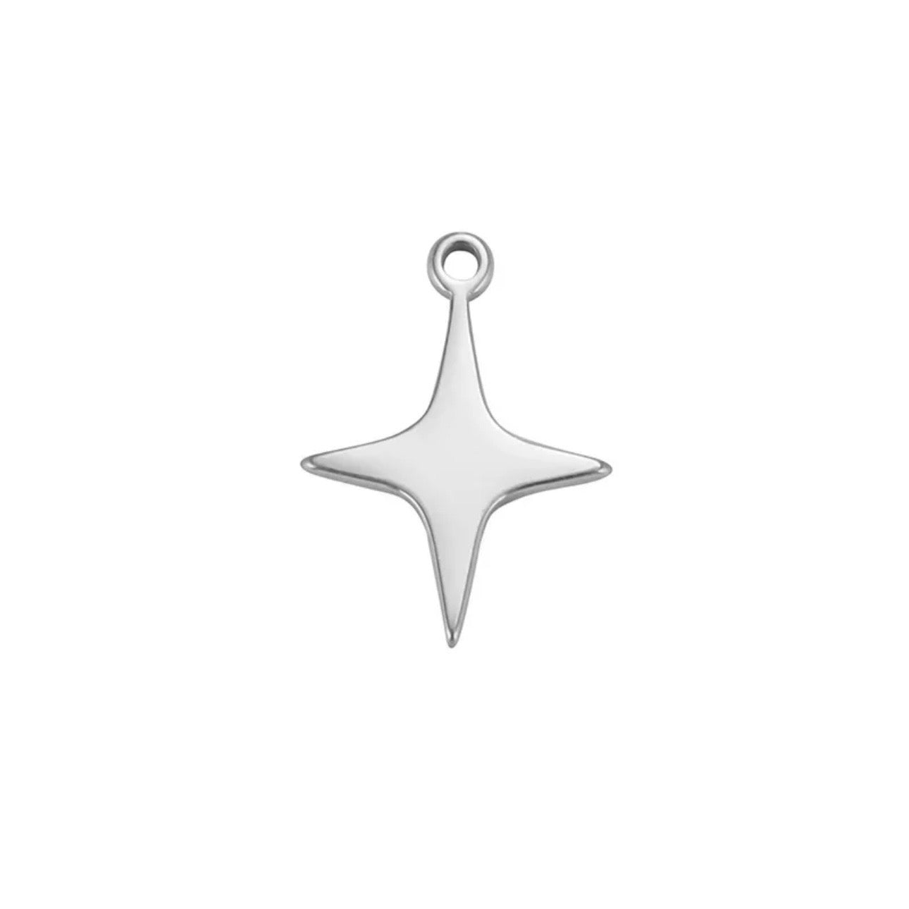 North Star – Minimal Star Charm aus Edelstahl (Gold & Silber)