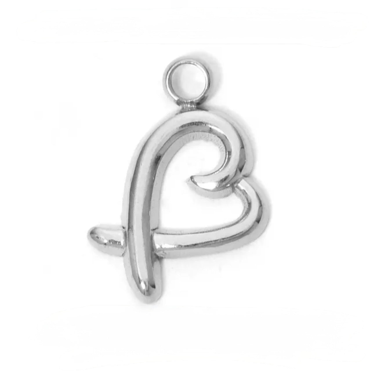 Heartline – Minimalistischer Herz Charm