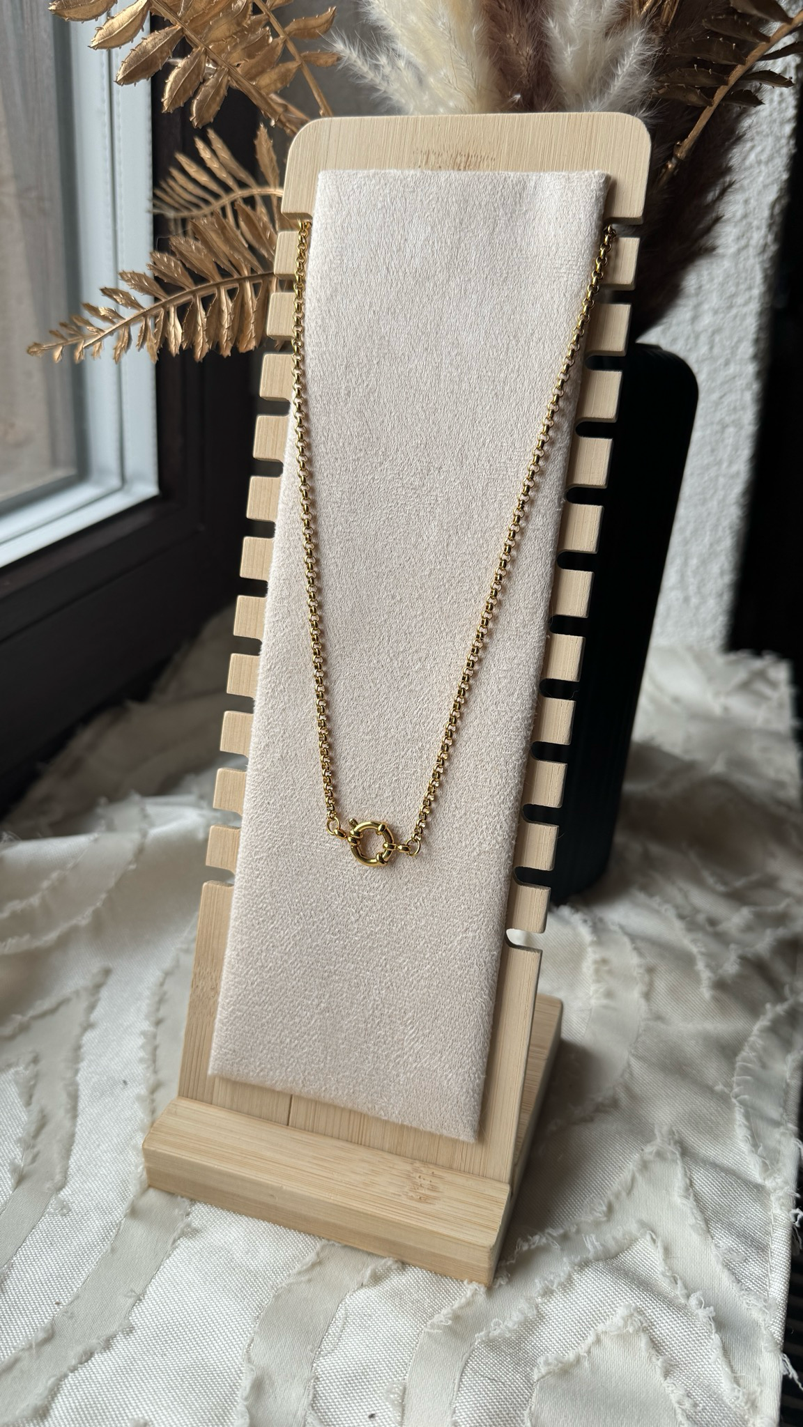 Delicate Shine – Feine Charm-Basis aus Edelstahl-Kette | Gold