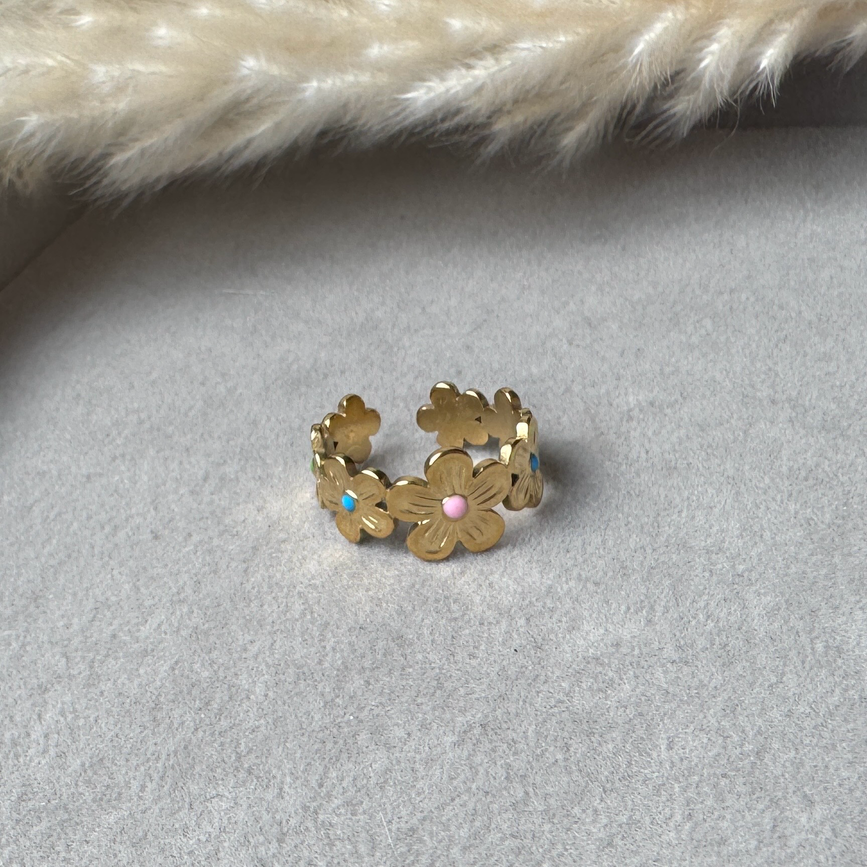 Flora Dreams – Bunter Blumen-Ring