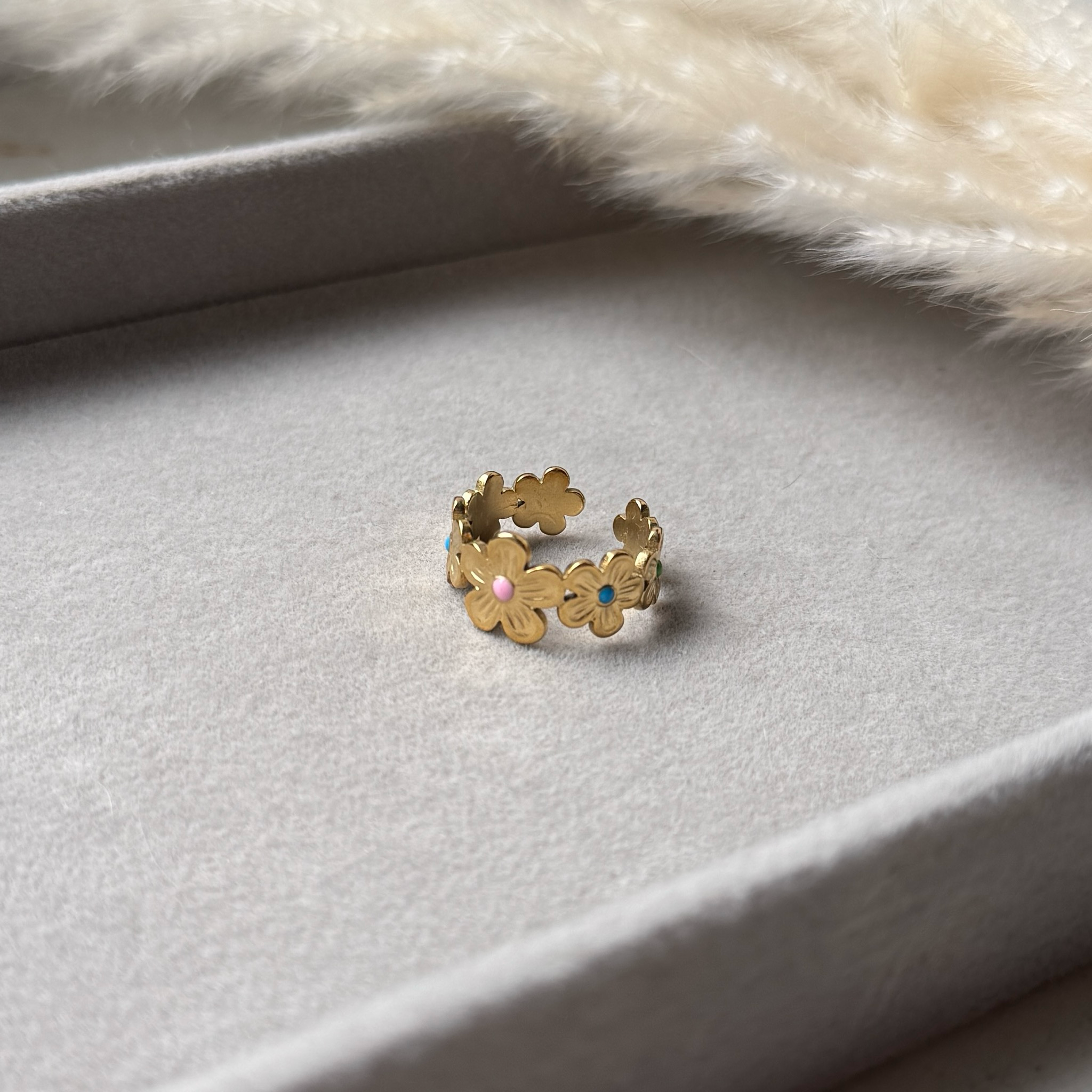 Flora Dreams – Bunter Blumen-Ring