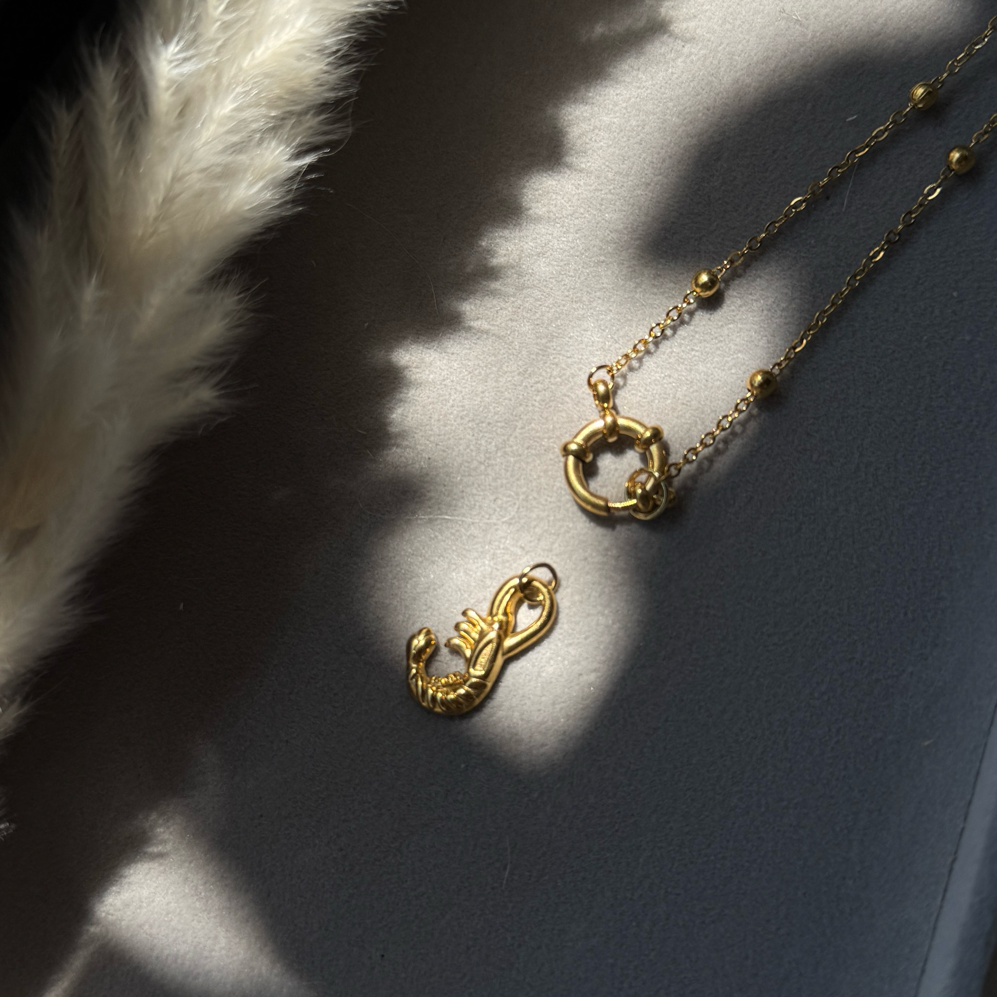 Scorpio Soul – Skorpion-Anhänger aus Edelstahl | Gold