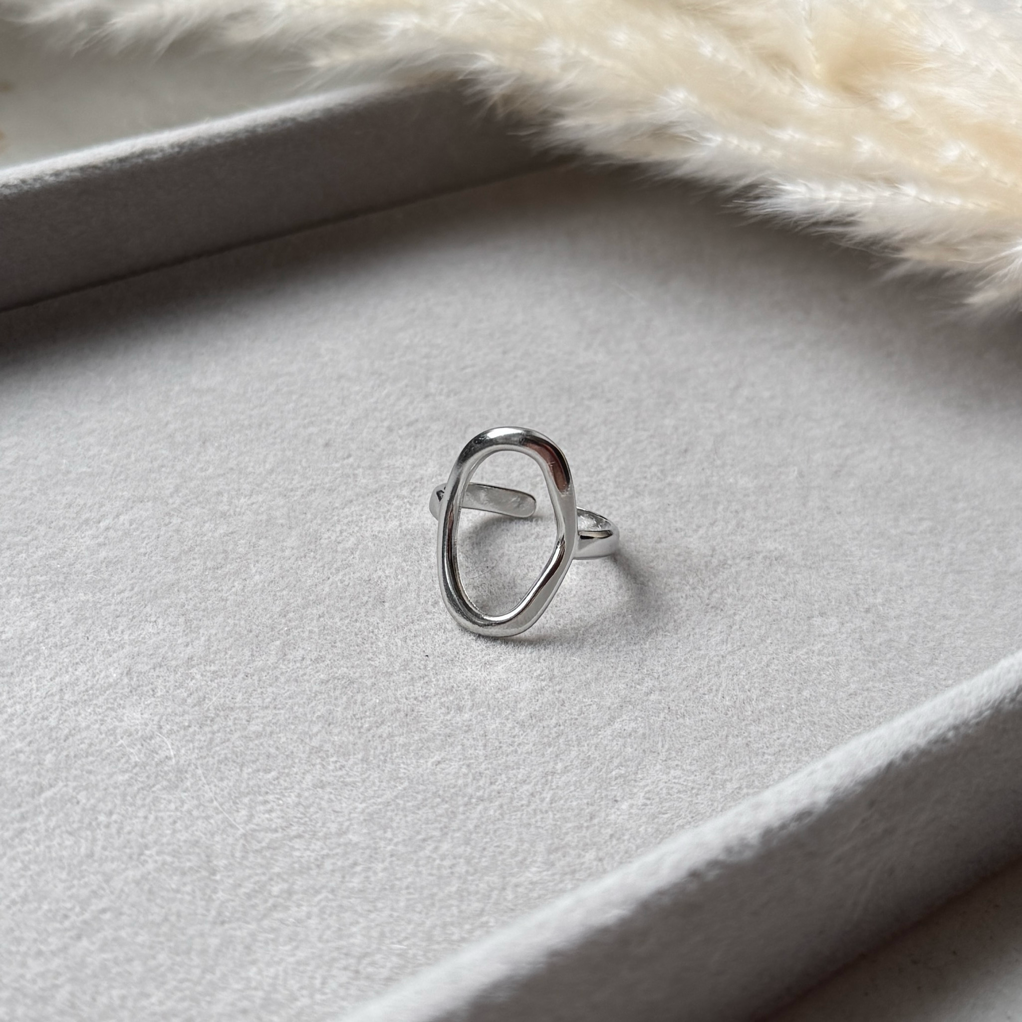 Silver Flow – Edelstahl Ring