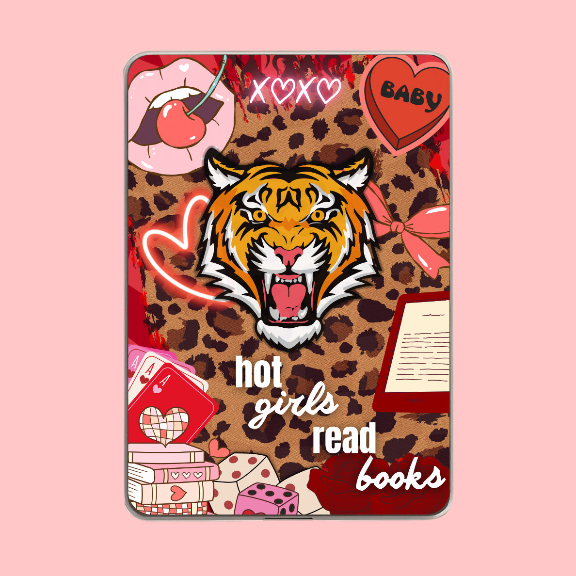 Wild Pages – eReader Insert im Leopard & Tiger Design | Stylisches Motiv für transparente Hüllen