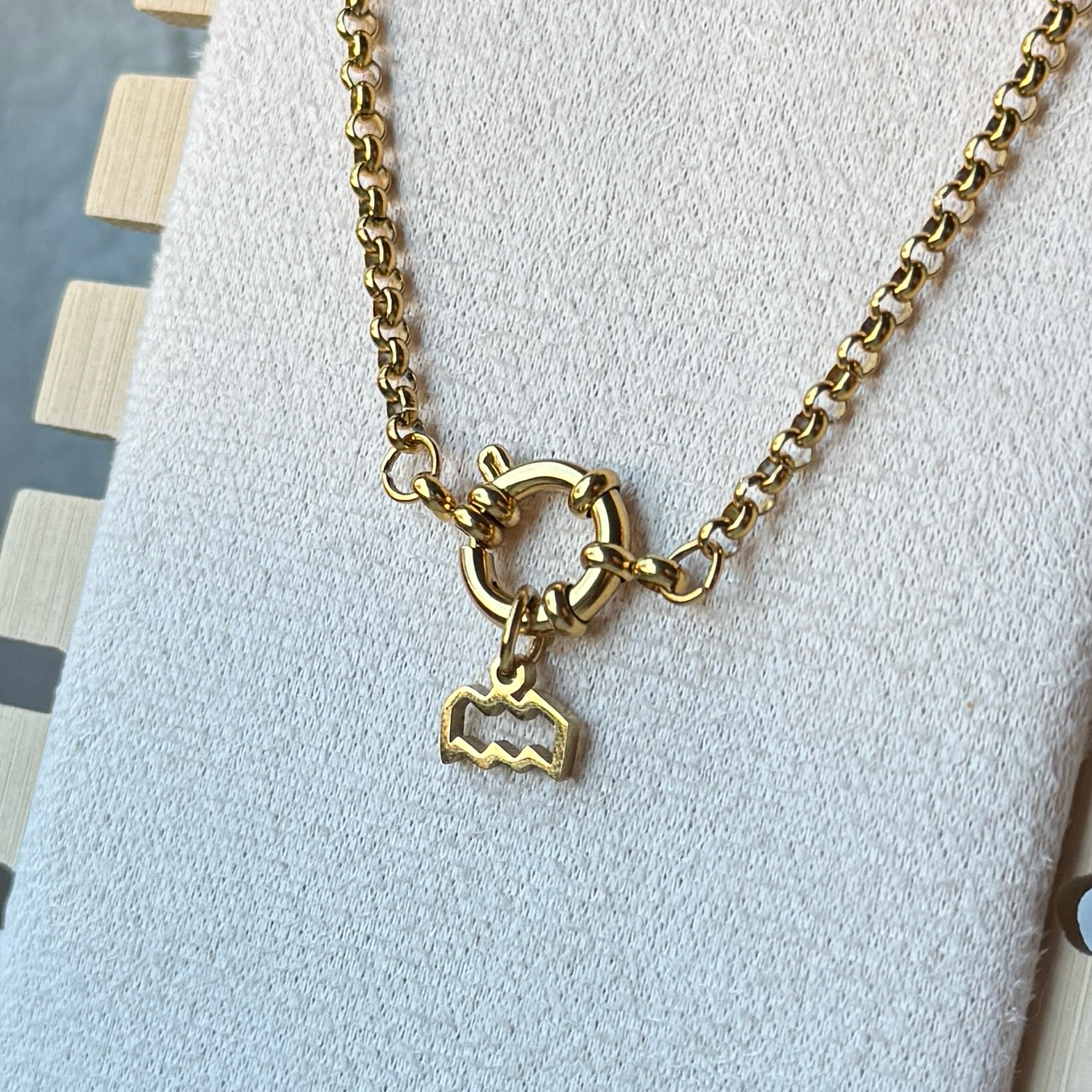 Zodiac Soul – Sternzeichen-Charm aus Edelstahl | Gold