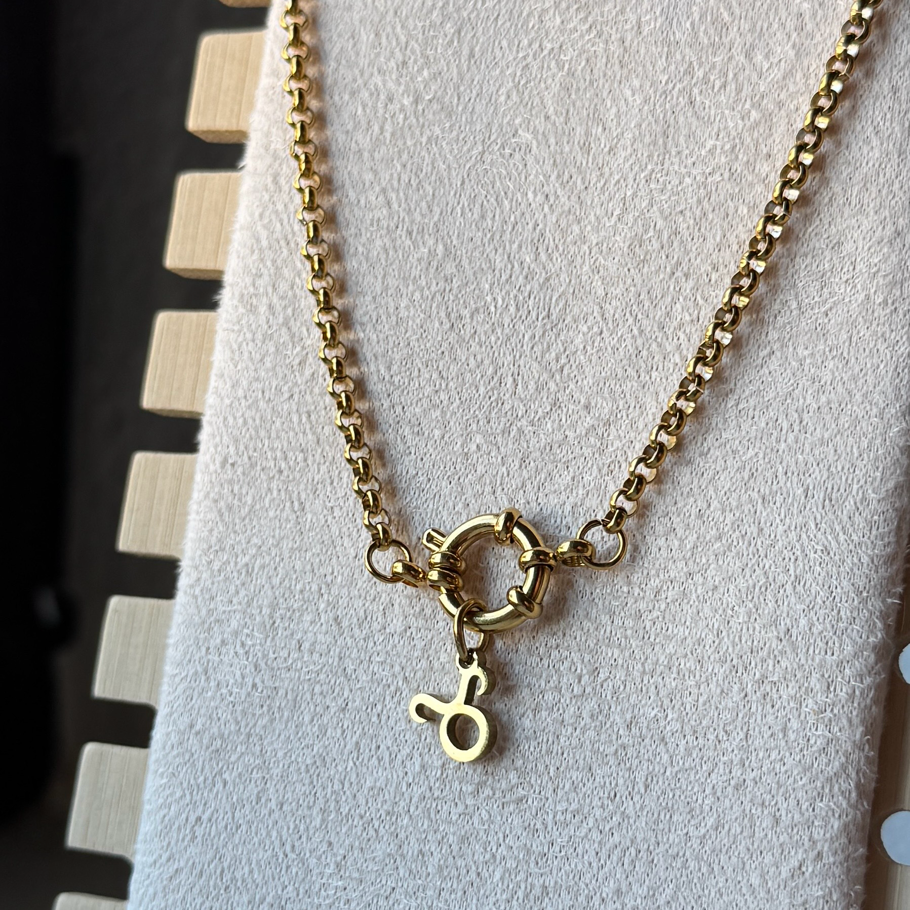 Zodiac Soul – Sternzeichen-Charm aus Edelstahl | Gold