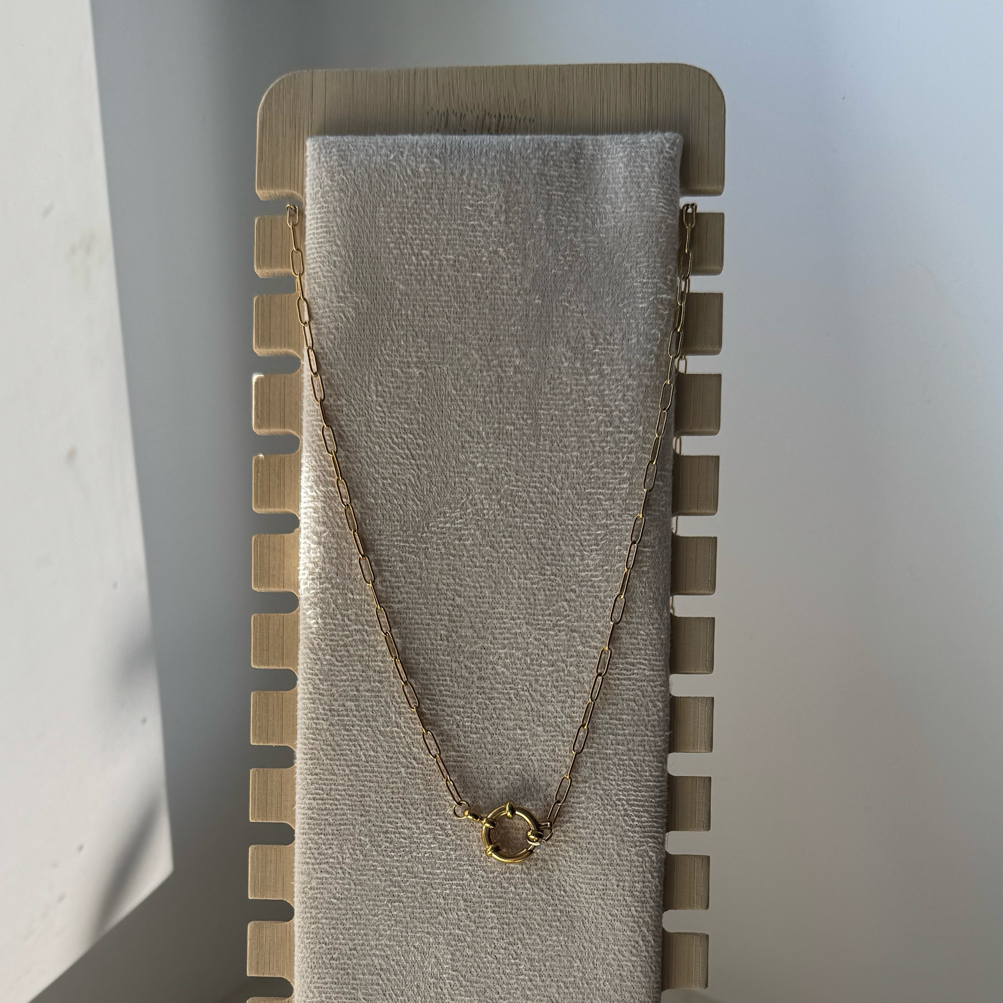 Link Luxe Necklace – Charm-Basis für deine Charms | Edelstahl | Gold