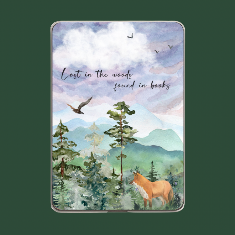 Lost in the Woods – Natur Aquarell eReader Insert