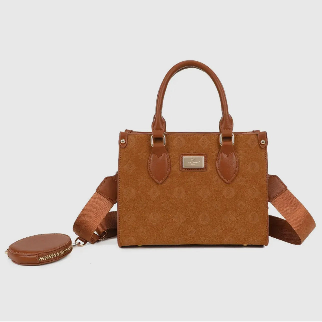 Vittoria - Handtasche aus Wildleder-Imitat und Kunstleder